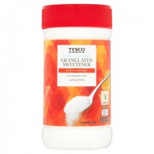 Tesco Low Calorie Granulated Sweetener 75g Red Jar Aspartame Based