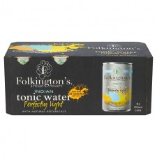 Folkingtons Indian Tonic Water Light 8 x 150ml