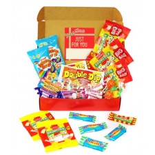 Swizzels Personalised Retro Premium Red Sweet Hamper 620g