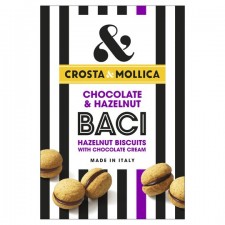 Crosta and Mollica Baci Hazelnut Biscuits 140g