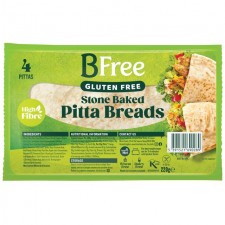 BFree Gluten Free Stone Baked Pitta Breads 4 per pack