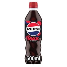 Pepsi Max Cherry Cola 500ml Bottle
