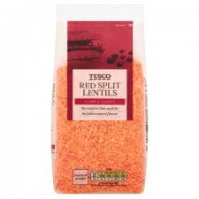 Tesco Red Split Lentils 1Kg