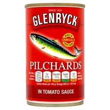 Glenryck Pilchards In Tomato Sauce 155g
