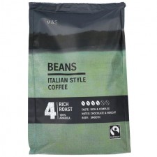 Marks and Spencer Italian Style Coffee Beans 454g