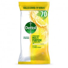 Dettol Power and Fresh Citrus Zest Wipes 70 Pack