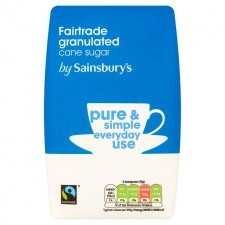 Sainsburys Fairtrade Granulated Cane Sugar 1kg