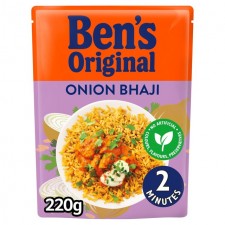 Bens Original Onion Bhaji Flavour Rice 220g