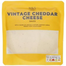 Marks and Spencer Cornish Cruncher Vintage Cheddar Cheese Sauce 200g