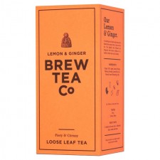 Brew Tea Co Lemon and Ginger Loose Leaf Tea 113g
