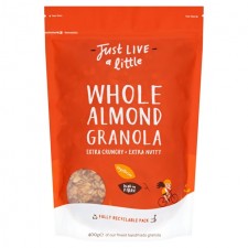 Just Live a Little Whole Almond Granola 400g