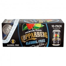 Kopparberg Alcohol Free Strawberry and Lime Cider Cans 10 x 330ml