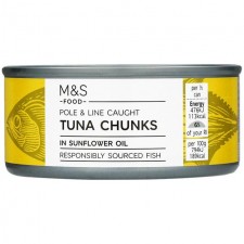 Marks and Spencer Tuna Chunks in Sunflower Oil 160g