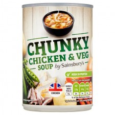 Sainsburys Chunky Chicken and Vegetable Soup 400g