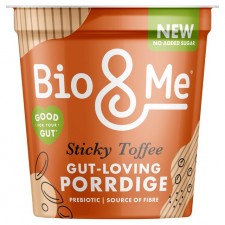 Bio&Me Porridge Sticky Toffee Gut Loving Porridge Pot 58g