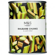 Marks and Spencer Rhubarb Chunks in Light Syrup 560g Tin