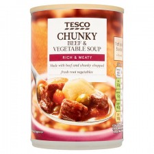 Tesco Chunky Beef And Vegetable Soup 400g