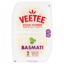 Veetee Heat and Eat Basmati Rice Pots 2 x 125g