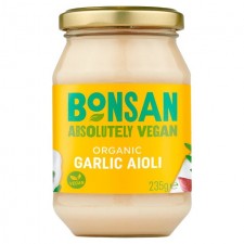 Bonsan Organic Vegan Garlic Aioli 235g