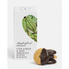 Daylesford Organic Dark Chocolate Dipped Ginger Biscuits 150g