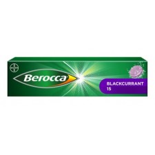 Berocca Effervescent Blackcurrant Tablets 15 per pack