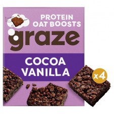 Graze Cocoa and Vanilla Protein Bites 4 x 30g