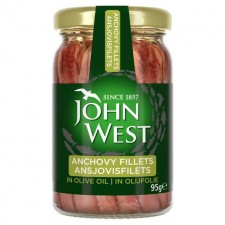 John West Anchovy Fillets in Olive Oil 95g