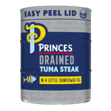 Princes Drained Tuna Steak with a Little Sunflower Oil 3 x 110g