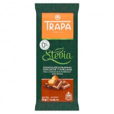 Trapa Milk Chocolate and Hazelnut With Stevia 75g