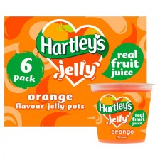 Hartleys Ready To Eat Orange Jelly 6 x 115g