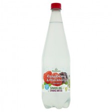 Morrisons No Added Sugar Sparkling Raspberry and Blackberry Spring Water 1L