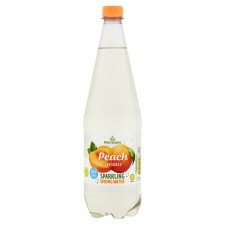 Morrisons No Added Sugar Sparkling Peach Spring Water 1L