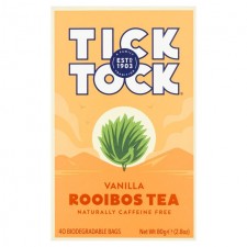 Tick Tock Vanilla Rooibos Tea 40 Teabags