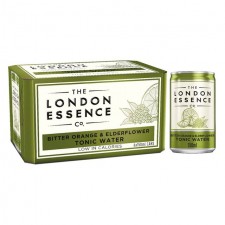The London Essence Co. Orange and Elderflower Tonic Water 6 x 150ml Cans