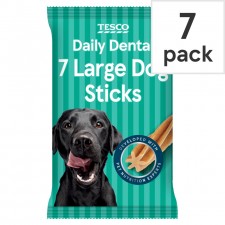 Tesco Dental Sticks Large Dog 7 Pack