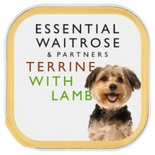 Waitrose Essential Terrine with Lamb Dog Food 150g