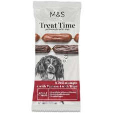 Marks and Spencer 8 Meaty Deli Sausage Dog Treats 60g