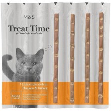Marks and Spencer 7 Deli Chicken Cat Stick Treats 35g