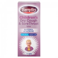 Benylin Childrens Dry Cough And Sore Throat 125ml