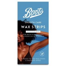 Boots Smooth Care Wax Strips Sensitive Bikini and Underarm 16 Pack