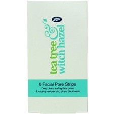Boots Tea Tree and Witch Hazel Nose Strips x6