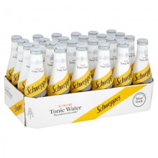 Schweppes Slimline Tonic Water 24x200ml Bottles