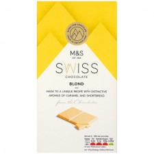 Marks and Spencer Swiss Blond White Chocolate 100g
