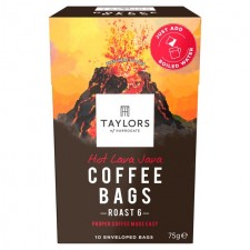 Taylors Hot Lava Java Coffee Bags 10 per pack