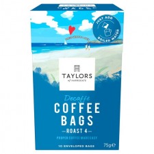 Taylors Decaffe Coffee Bags 10 per pack