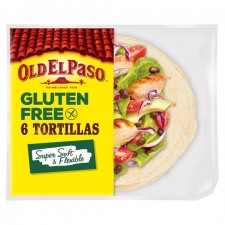 Old El Paso 6 Regular Gluten Free Tortillas 216g