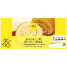 Marks and Spencer Lemon Curd Sponge Roll 250g