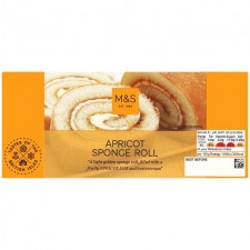 Marks and Spencer Apricot Sponge Roll 245g
