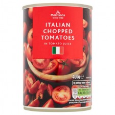 Morrisons Italian Chopped Tomatoes 400g