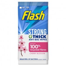 Flash Anti-Bacterial Wipes Cherry Blossom and Breeze 120 per pack